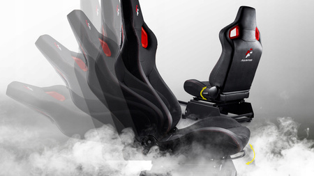 Fotel do SYMULATORA WYŚCIGÓW gamingowy regulowany kubełkowy 160 stopni F903