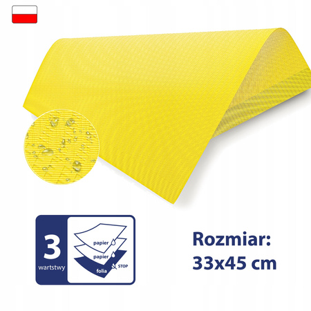 SERWETY PODKŁADY HIGIENICZNE Podfoliowane WODOODPORNE 3 warstwy 30szt PL 8%