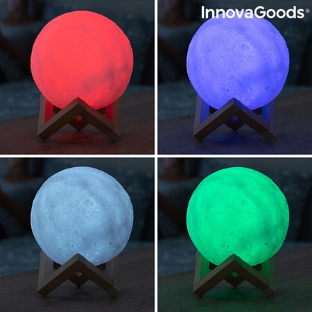 Księżycową Lampę LED z Akumulatorem Moondy InnovaGoods + pilot