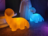 Lampa Dinozaur świecący LED Wielokolorowa Lightosaurus InnovaGoods