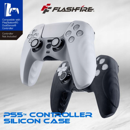 FlashFire P803W Silikonowe etui ochronne na pad PS5 nakładka antypoślizgowa