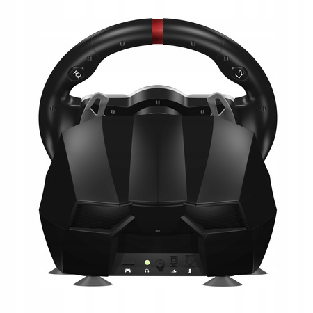 FLASHFIRE SUZUKA Kierownica gamingowa 900° + 3 pedały, 6 biegów