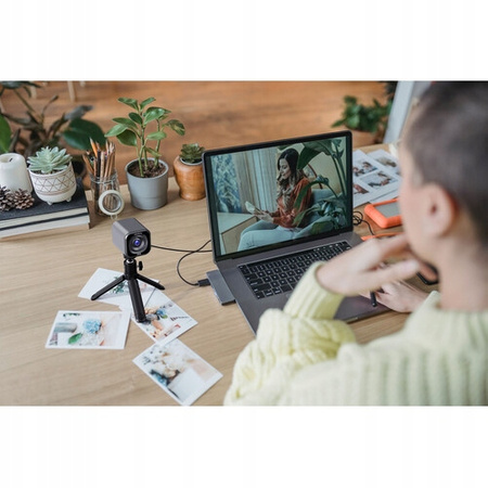 KAMERA DO STREAMOWANIA I PREZENTACJI SJCAM M2 4K 12MP ALUMINIOWA + STATYW