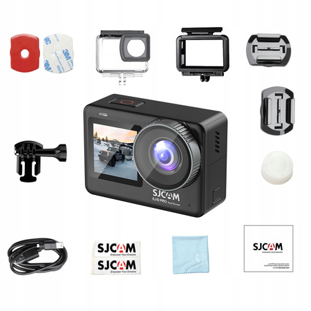 KAMERA SPORT SJCAM SJ10 PRO DUAL SCREEN 4K 60 FPS