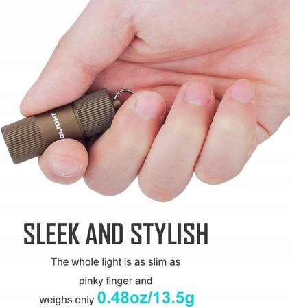 Mini Latarka LED mała Olight I1R 2 EOS piaskowa 150lm 40m 6 min