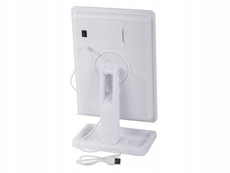 Lusterko kosmetyczne podświetlane do makijażu led