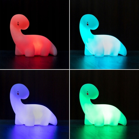 Lampa Dinozaur świecący LED Wielokolorowa Lightosaurus InnovaGoods
