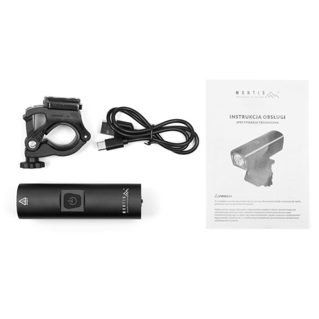 Światło Rowerowe Lampka PRZÓD LED na rower kierownicę MOCNA jasna