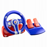 Kierownica do gier ES300A 180 stopni Nintendo Switch PC wibracje + pedały