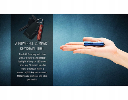 Latarka miniaturowa LED Olight I3E-BK 90lm 44m 170 min