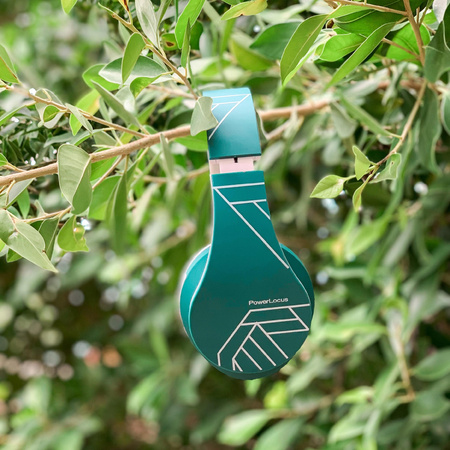 Słuchawki PowerLocus P2 bezprzewodowe OceanBlue BLUETOOTH / microSD / radioFM