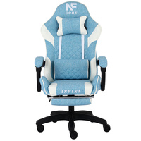 Fotel Gamingowy Infini Core Light Blue/White