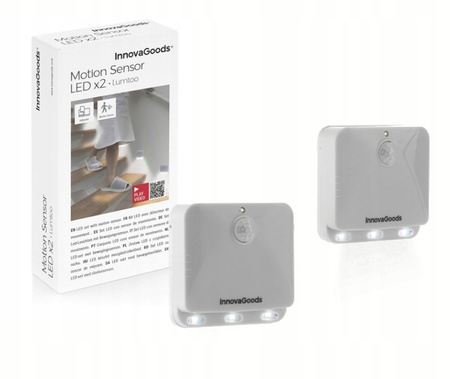 Lampka LED z Czujnikiem Ruchu Lumtoo InnovaGoods 2 Sztuk światło na czujnik