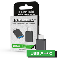 LiiBatteries Adapter USB-A do USB-C PRZEJŚCIÓWKA do ładowania akumulatorów