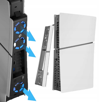 Wentylator chłodzący do PS5 Slim 3xfan USB, FlashFire P703 ULTRA chłodzenie