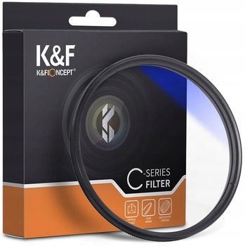 Filtr polaryzacyjny K&F Concept CPL HD MC Blue Slim C 58mm