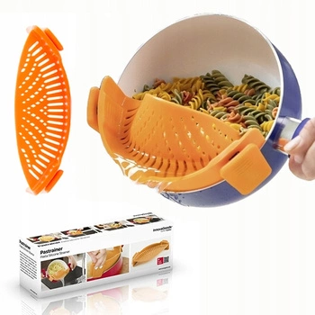 ODCEDZACZ Pastrainer Silikonowy Ociekacz - Uniwersalne Sitko do Garnków