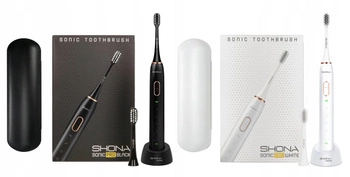 ZESTAW 2x SZCZOTECZKA ELEKTRYCZNA SONICZNA KOŃCÓWK