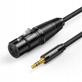 UGREEN AV182 Kabel XLR żeński do jack 3.5 męski -