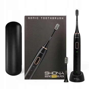 SHONA PRO SONICZNA SZCZOTECZKA DO ZĘBÓW SONIC BLACK