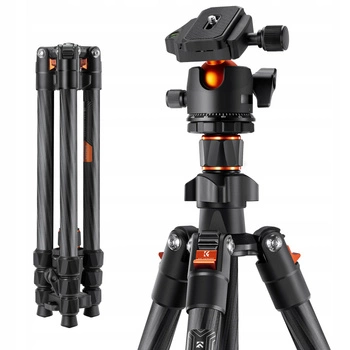 K&F CONCEPT REGULOWANY STATYW 54 DO 162CM TRIPOD GŁOWICA KULOWA 36MM 360°